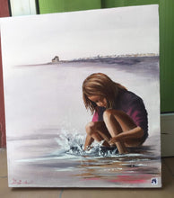 Cargar imagen en el visor de la galería, NIÑA a ORILLAS DEL MAR MENOR