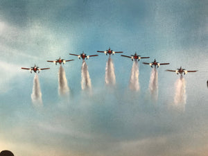 Patrulla Aguila a su paso por Zaragoza.